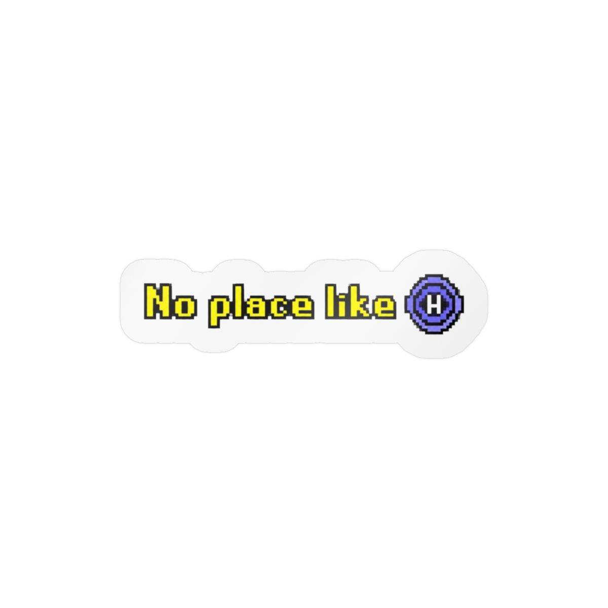 Leyland Designs Old School Runescape No Place Like Home Classic Gaming Print Bumper Sticker Window Decal 5 - alternate angle 4, merchandise