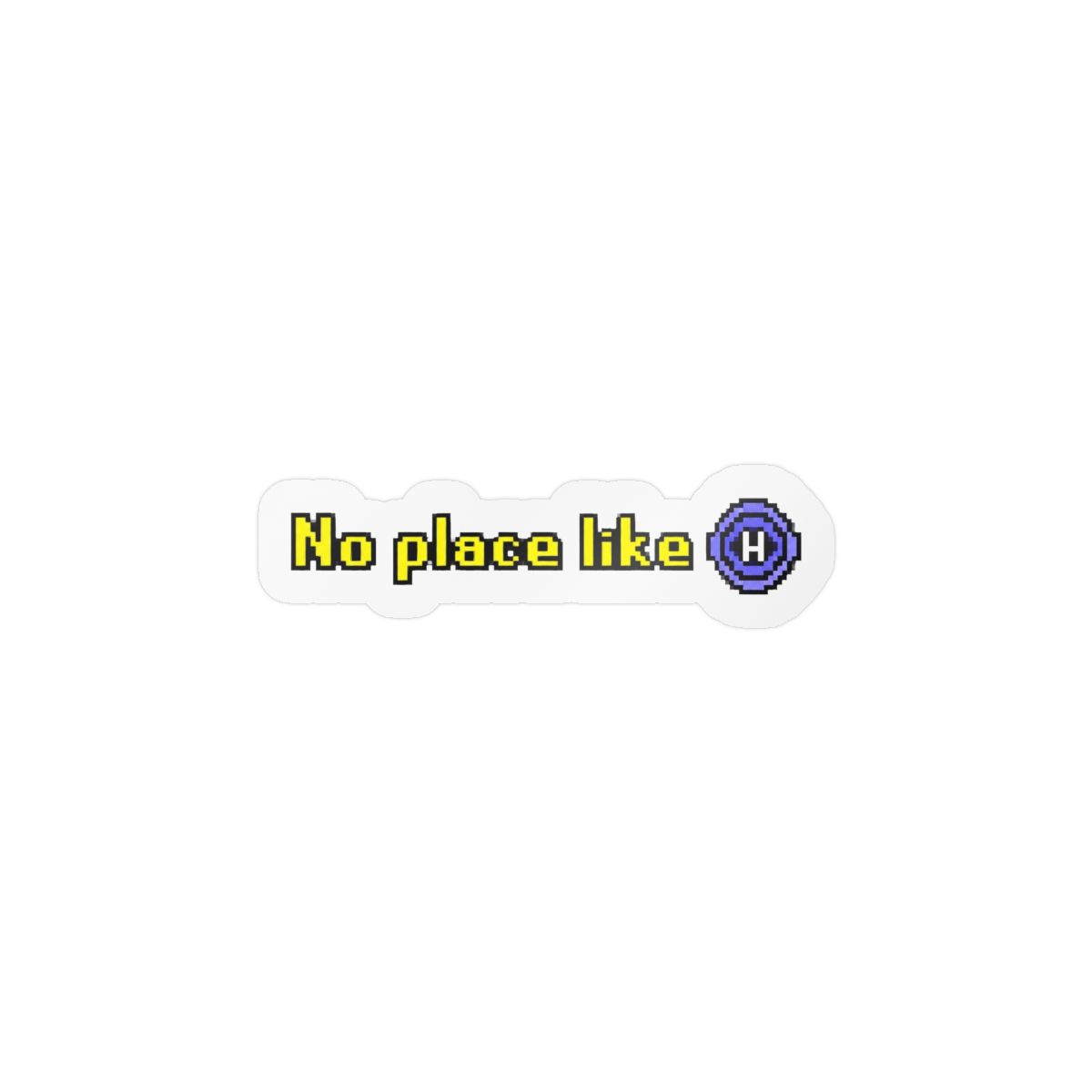Leyland Designs Old School Runescape No Place Like Home Classic Gaming Print Bumper Sticker Window Decal 5 - alternate angle 5, merchandise