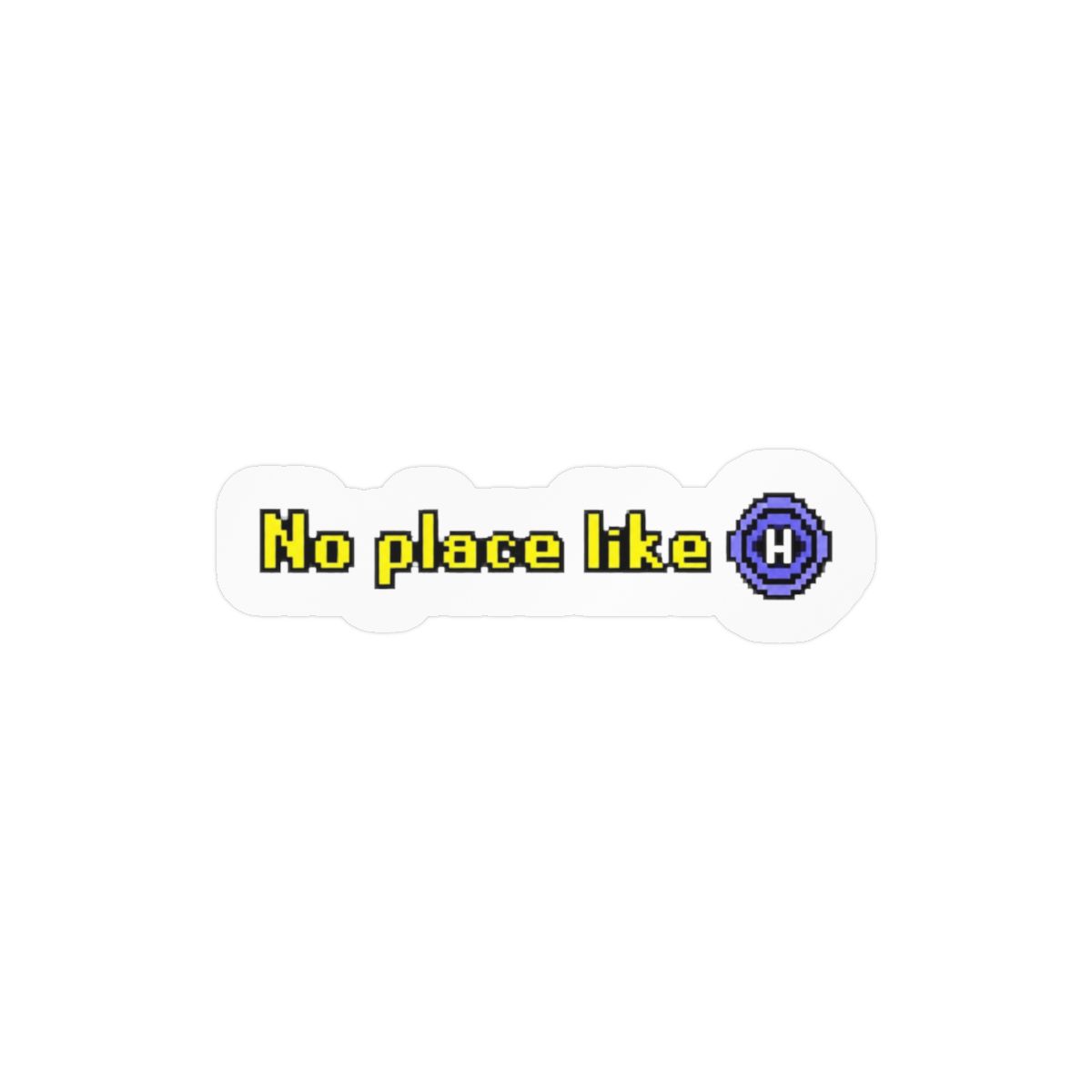 Leyland Designs Old School Runescape No Place Like Home Classic Gaming Print Bumper Sticker Window Decal 5