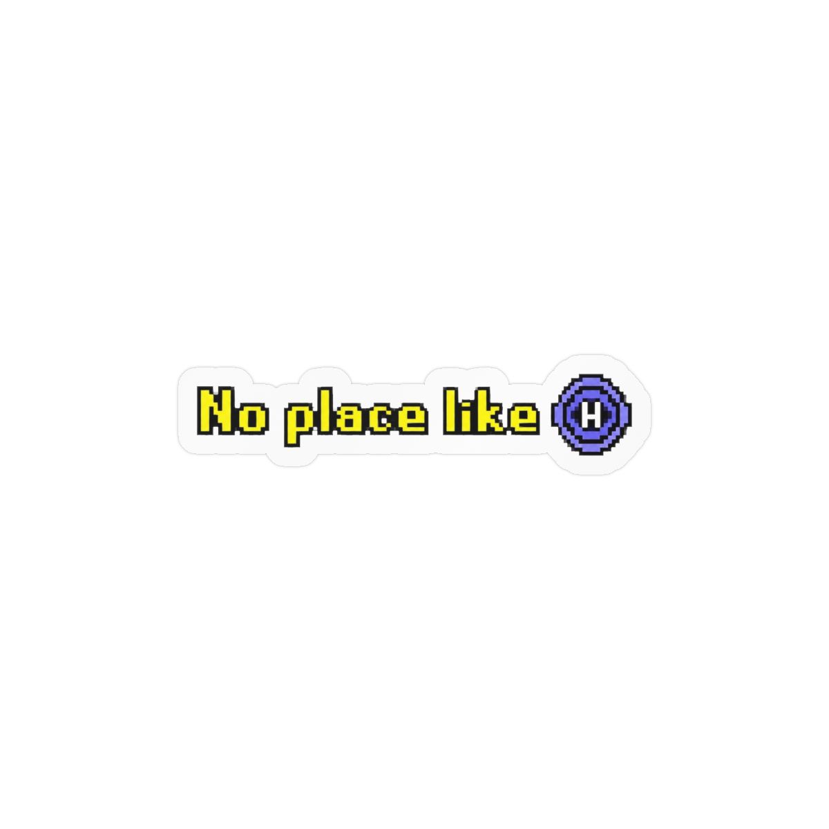 Leyland Designs Old School Runescape No Place Like Home Classic Gaming Print Bumper Sticker Window Decal 5 - alternate angle 2, merchandise