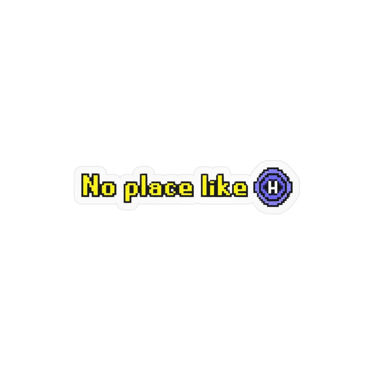Leyland Designs Old School Runescape No Place Like Home Classic Gaming Print Bumper Sticker Window Decal 5