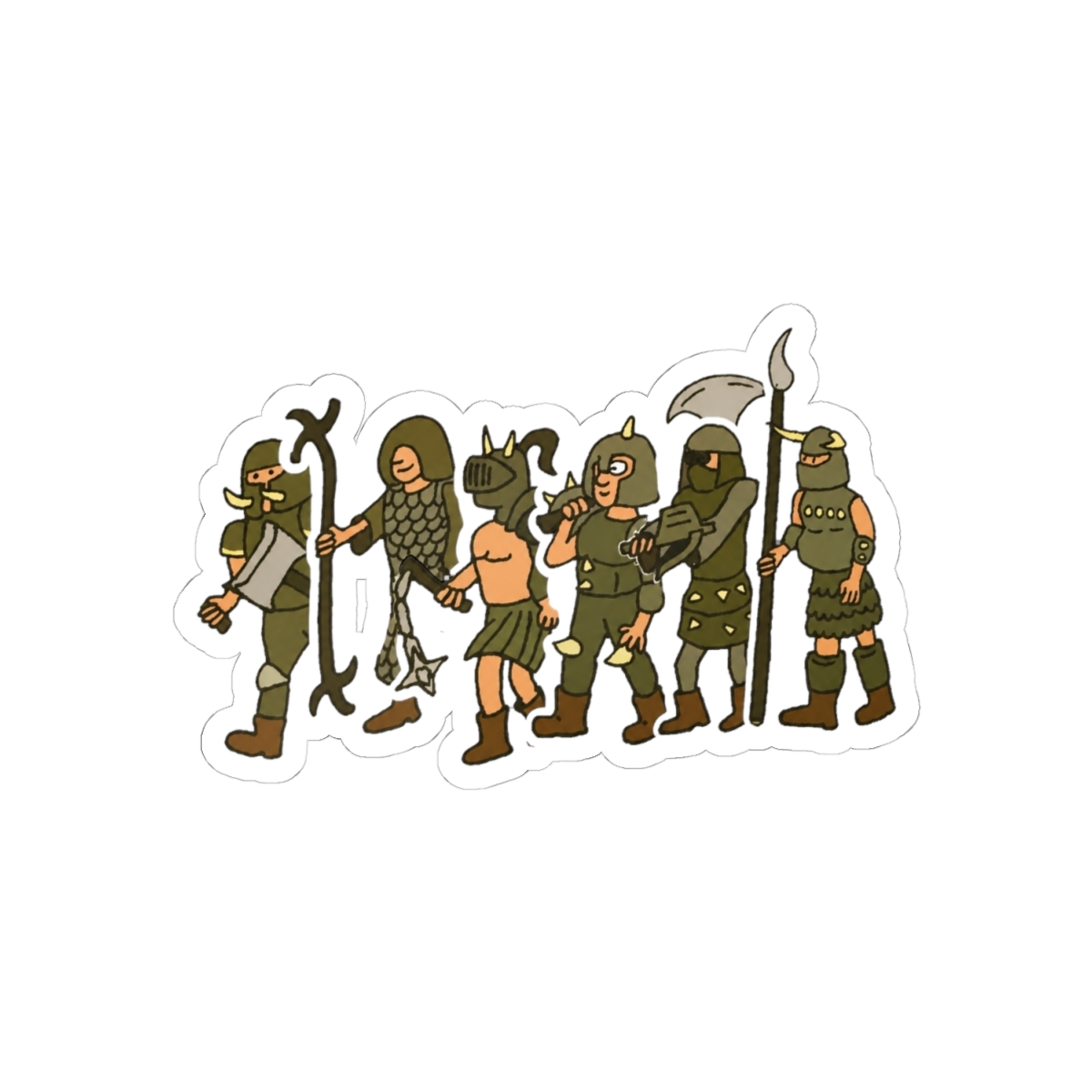Barrows Brothers Stickers | RuneScape - alternate angle 1, merchandise