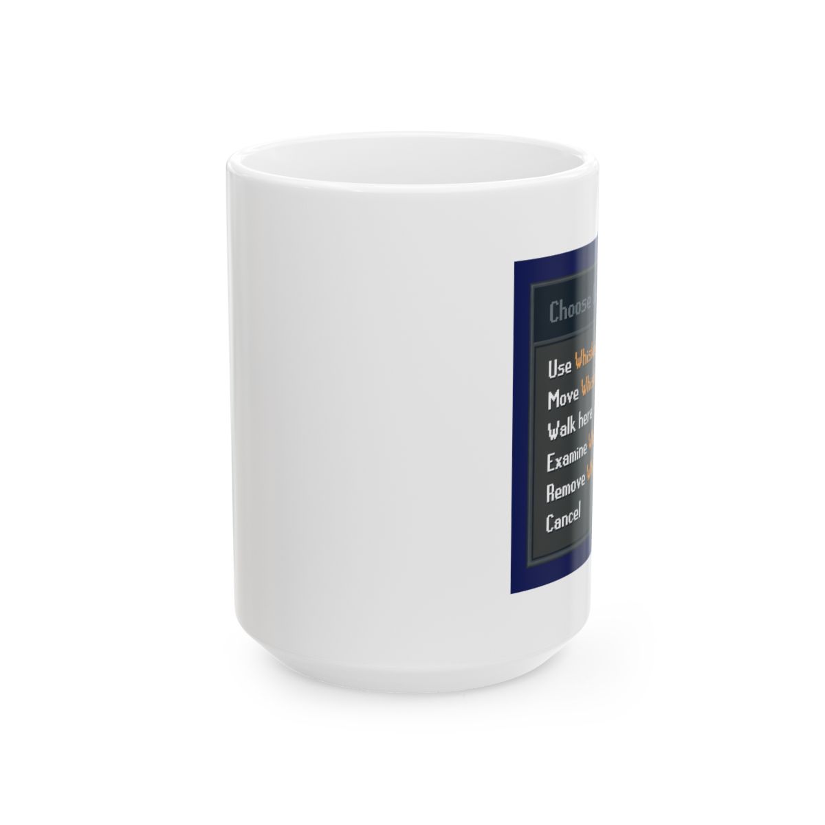 RuneScape OSRS Mug | Nostalgic Gamer Coffee Cup - alternate angle 2, merchandise